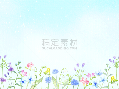 绘画插图,水彩画,华丽的,贺卡,水彩画颜料,纯净,自然界的状态,边框,小苍兰,花