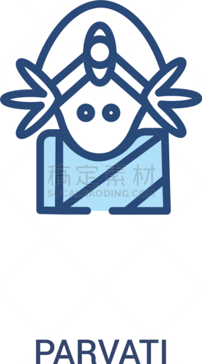 图标,概念,分界线,简单,两只动物,拉克什米,母亲,直的,自然美,女神