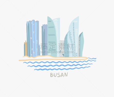 现代,釜山,河堤,建筑外部,商务,名声,建筑业,韩国,海云台,天空