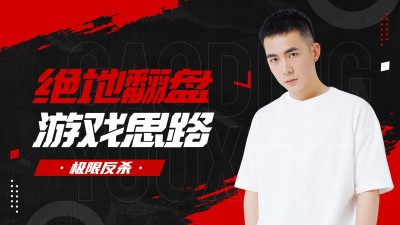 电竞游戏解说横版视频封面