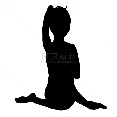 瑜伽,女人,绘画插图,运动,仅日本人,面具,盘着腿坐,弹性,瑜珈,平衡