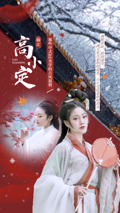 明星应援影视混剪竖版视频封面