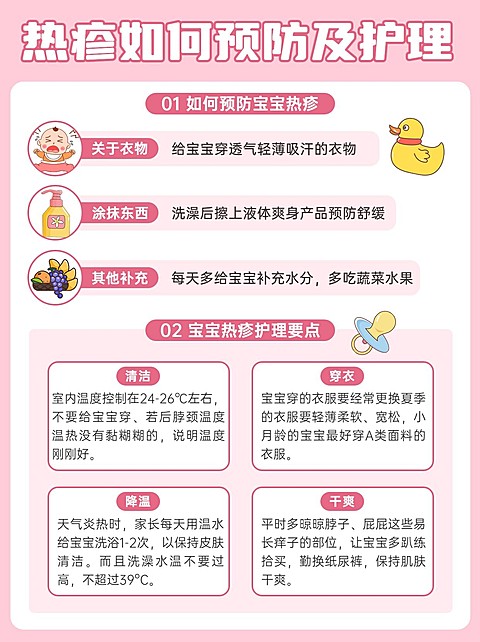 母婴宝宝皮肤护理知识科普套装手帐风小红书配图