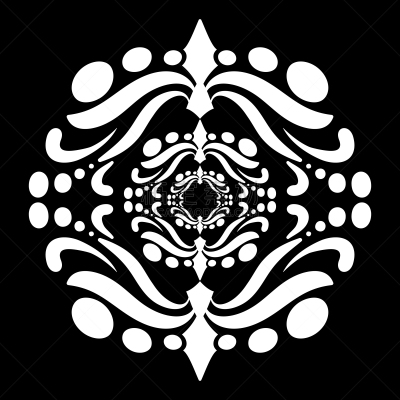 曼荼罗,黑白图片,分离着色,白色,华丽的,冲刀,成年的,矢量,装饰,着色