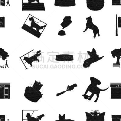 兽医,狗,门诊部,黑色,宠物,图像,矢量,步行,收集,教育