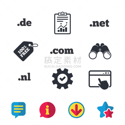 com域名,特拉华,标志,平坦的,网,国内著名景点,电子邮件,代币,技术,图像