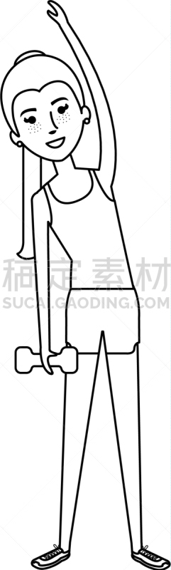 衣服,女人,分离着色,人,田径运动,图像,休闲装,举重