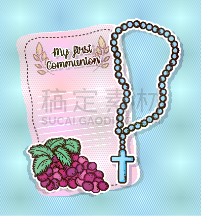 葡萄,玫瑰经念珠,圣餐式,贺卡,传统,灵性,提示