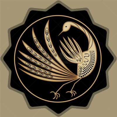 自然美,古董,鸟类,黄金,商务,华贵,模板,虚构,装饰