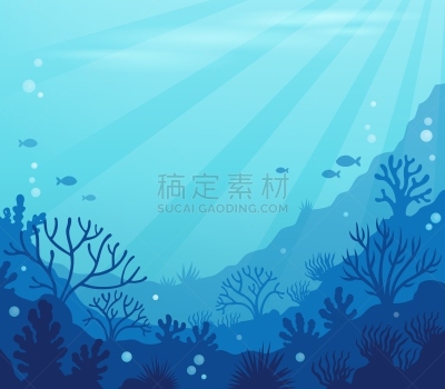背景,水下,海洋,数字8,化妆舞会服