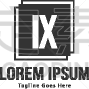 模板,品牌名称,极简构图,边框,商务,字母,信函,现代,市场营销,复古