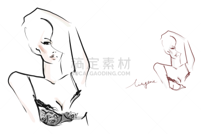 青年人,背景分离,肖像,一个人,女人,青年女人,时装模特,人的脸部
