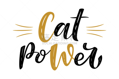 猫女魔力,标志,可爱的,短语,贺卡,纺织品,女婴,简单,公主,动物