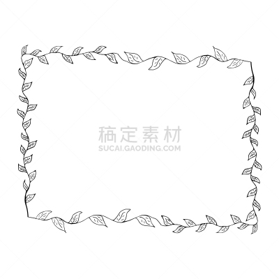 矢量,华丽的,国境线,边框,装饰品,叶子,分离着色,洋葱花,花纹,绘制