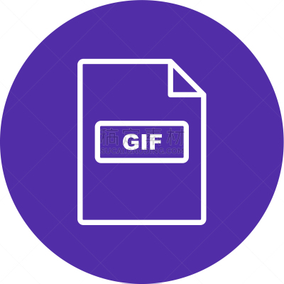 GIF动图,计算机图标,轮廓,矢量,符号,文档,直的,图像,标志,设计