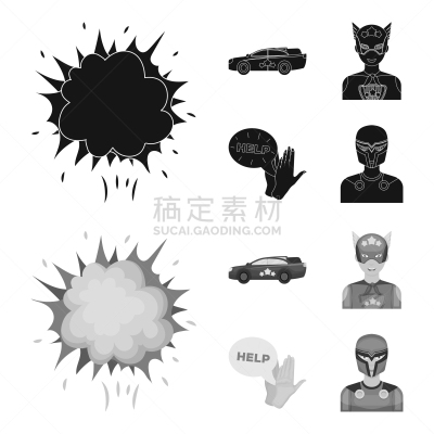 蜘蛛网,黑色,计算机图标,火,烟,分离着色,男人,收集