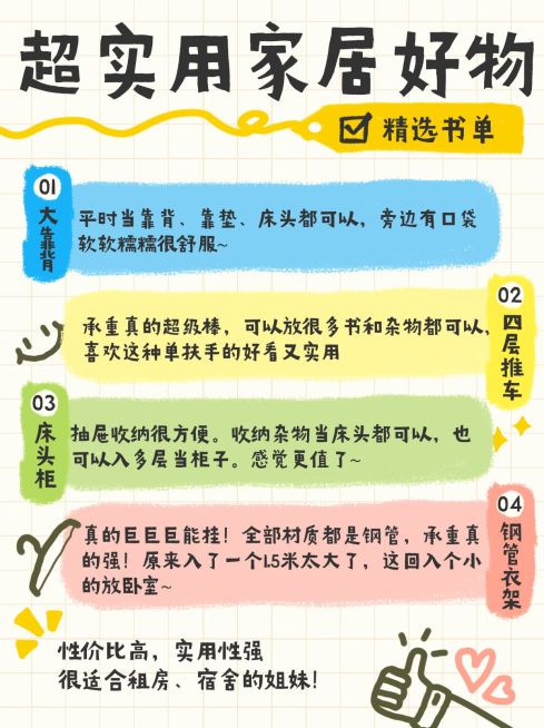 生活好物安利种草小红书配图预览效果