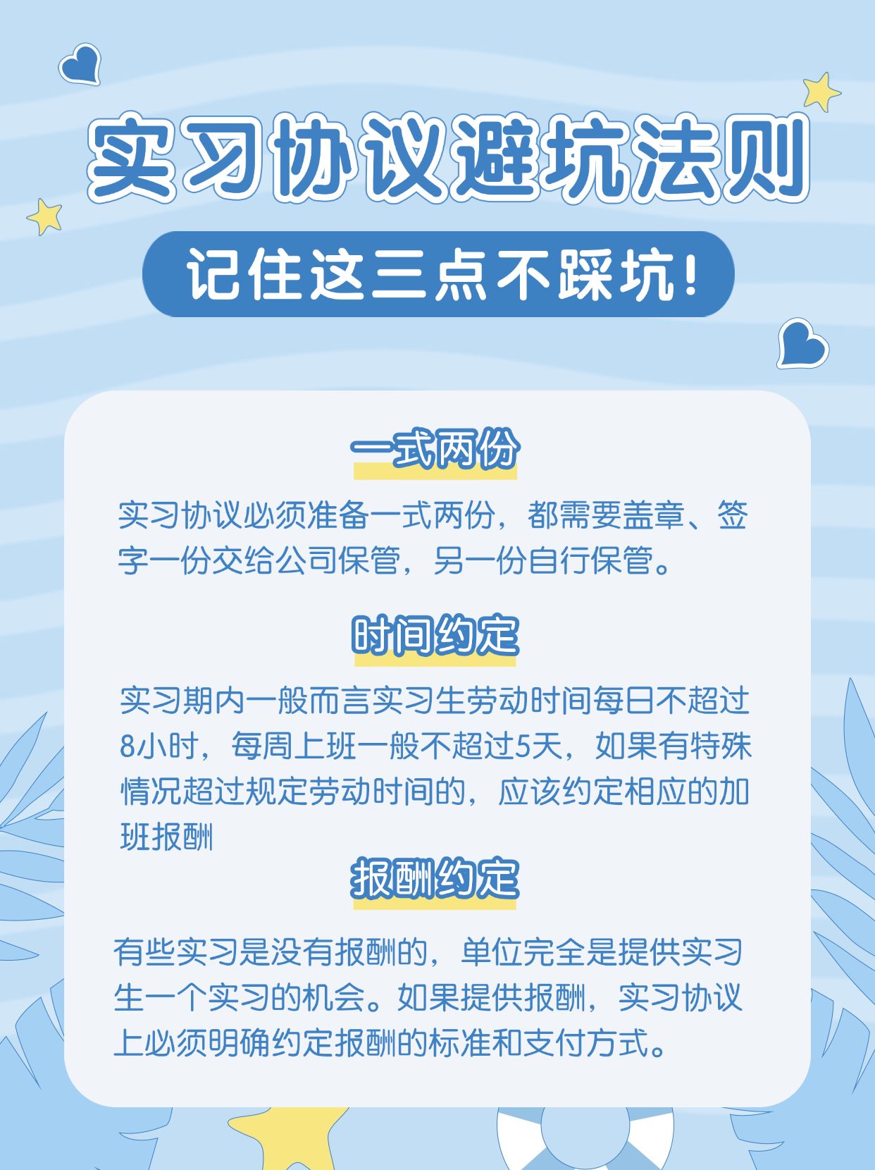 简约清新实习求职应聘小红书配图