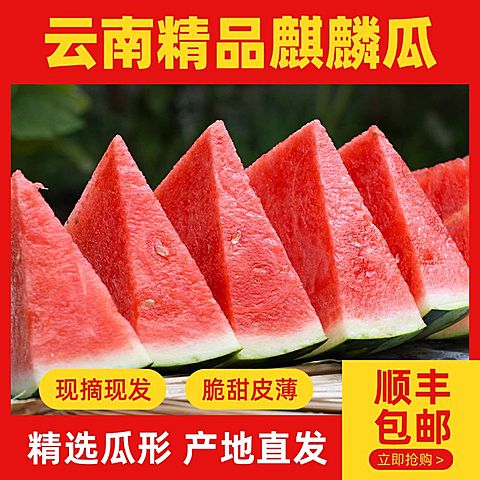 夏季西瓜水果麒麟瓜主图直通车