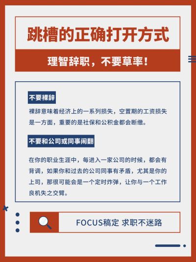 求职季应聘攻略简约小红书配图