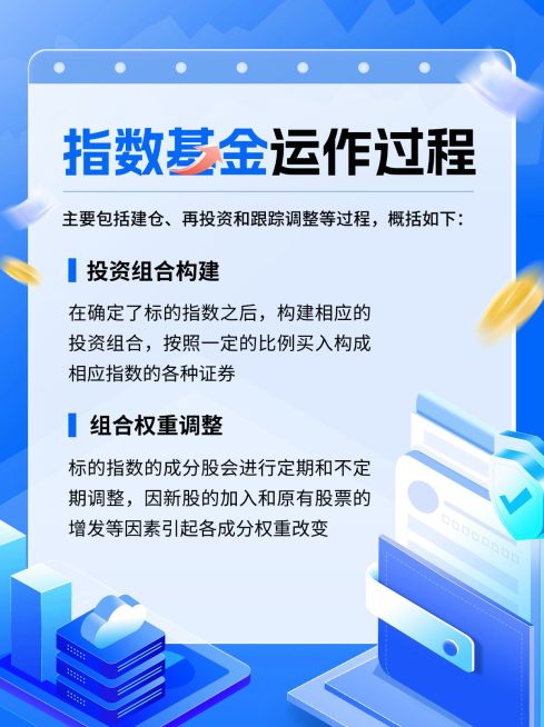金融指数基金知识科普小红书配图套装预览效果