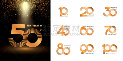 周年纪念,多帧影像,品牌名称,黄金,银色,线条,数字80,商务,请柬,事件