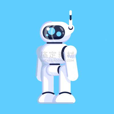 智慧,玩具,自动的,矢量,技术,电子人,设备用品,卡通,绘画插图