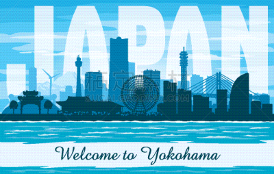 日本,横滨,城市天际线,亚洲,旅途,白昼,商务,名声,滨水,剪影