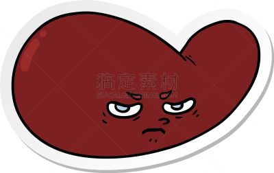 标签,胆囊,卡通,可爱的,人,图像,棍,性格,矢量,绘制