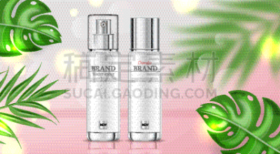 化妆用品,米色,润肤露,三维图形,白色,自然美,美,自然,解决,设计
