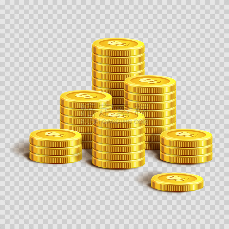 黄金,闪亮的,堆,美元符号,金属,赚钱,生长