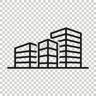 城镇,绘画插图,摩天大楼,公寓,扁平化设计,计算机图标,建筑业,商务,矢量,白色