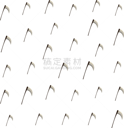 式样,长柄镰刀,轮廓,金属,钢铁,古老的,怪异