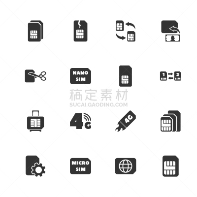 SIM卡,传媒,4G,矢量,合同,比例,图像,顺序,手机,零售