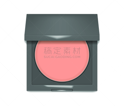 扑面粉,粉底,腮红,彩妆,矢量,公文包,化妆用品,商品,绘画插图,开着的