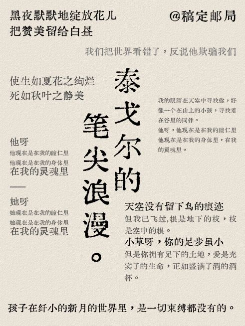 情感语录创意排版小红书封面预览效果