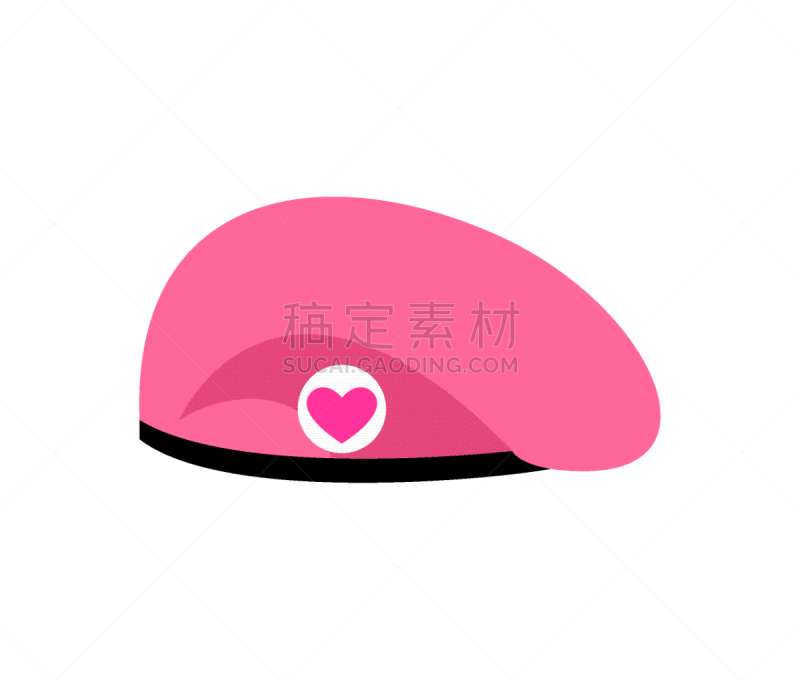 粉色,贝雷帽,丘比特,情人节,衣服,可爱的,制服,白昼,红色