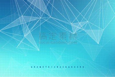 几何形状,分子,背景,插画,深的,健康保健,数据,主机,纳米技术,复杂