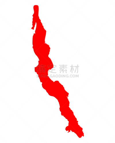 坦噶尼喀湖,分离着色,矢量,红色,湖,图像,旅行