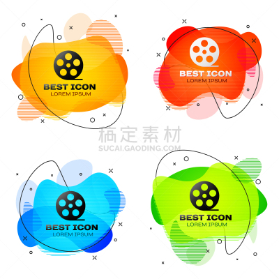 彩色图片,分离着色,液体,计算机图标,黑色,电影胶片,圆形,金属,古老的,布置