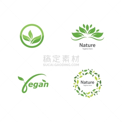 叶子,品牌名称,绿色,农业,自然,有机食品,商务,符号,清新,概念