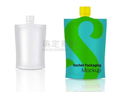 三维图形,小包,化妆用品,轻蔑的,铝箔,分离着色,白色,饮料,写实,包