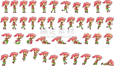 女孩,游戏,小精灵,粉色,性格,勇气,多样,动作,搬家,冒险