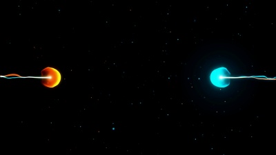 炽热和冰冷的粒子在太空中碰撞