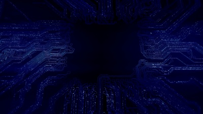 抽象电路板动画。