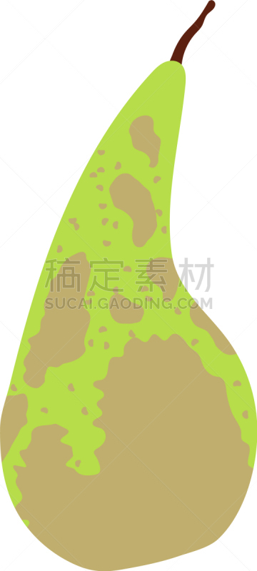 梨,扁平化设计,分离着色,鸡尾酒,蔬菜,清新,食品,维生素,图像,切片食物