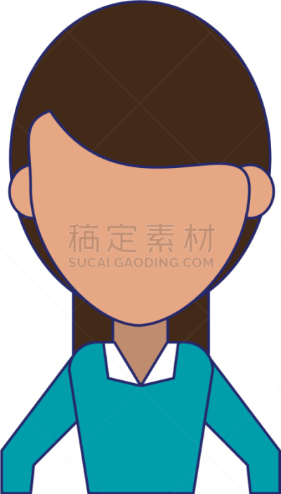 女人,头像,空白的,卡通,分离着色,传媒,轮廓,白色,商务,人