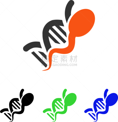 精子,平坦的,计算机图标,生物学,微生物学,化学制品,健康保健,分子,结合