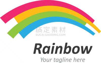 rainbow ilustration logo