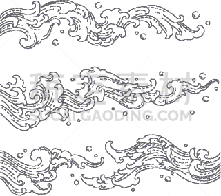 波浪,华丽的,剪贴画,饮料,传统,寿司,清新,食品,壁纸